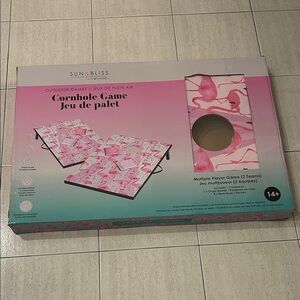 NEW 🆕 Sealed Pink Flamingo Cornhole Game 3x2